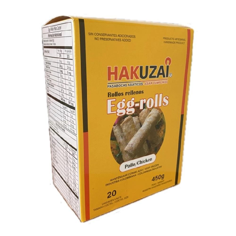 EGG ROLLS POLLO COCT.X HAKUZAI 450  gr img #1