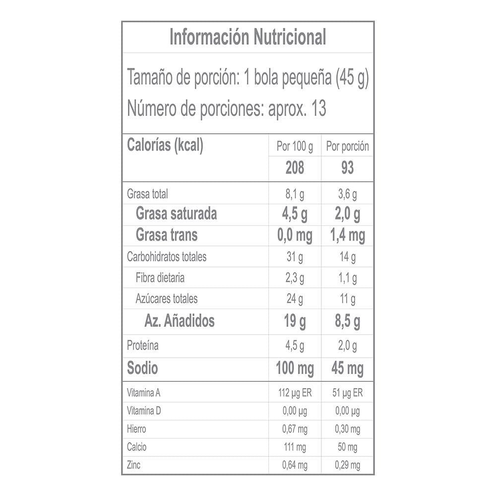 Helado COLOMBINA sabor chocolate (600  gr) img #3