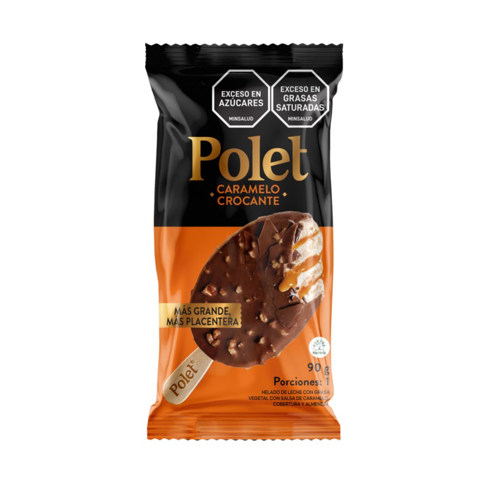 Paleta POLET caramelo crocante (90  gr) img #2