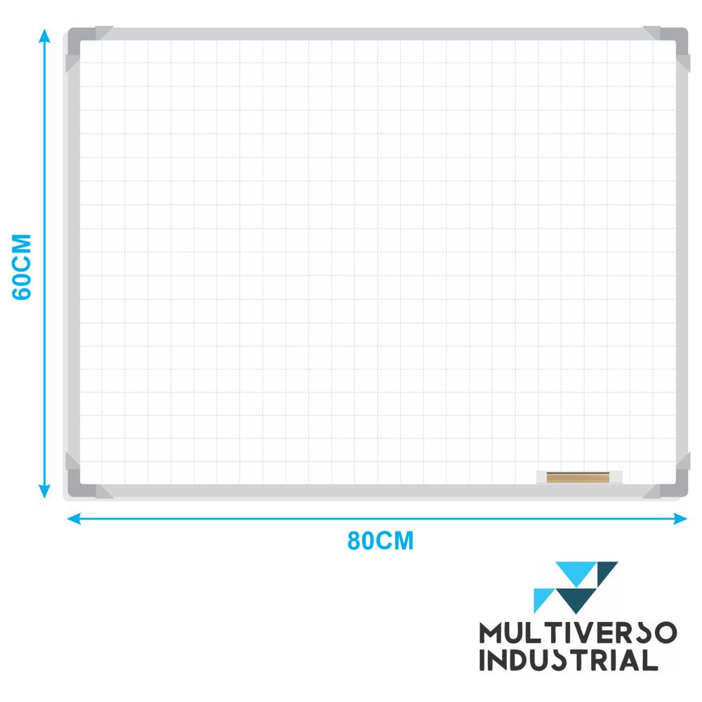 Tablero Borrable Acrílico Cuadriculado 80 X 60Cm + Obsequio img #3