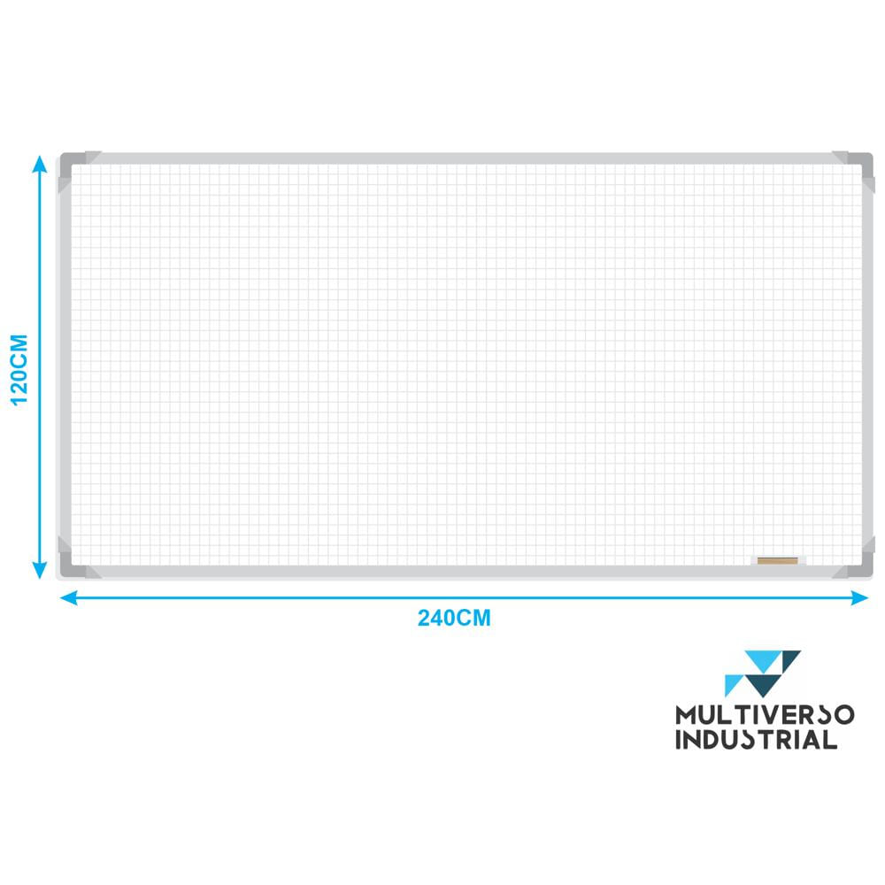 Tablero Borrable Acrílico Cuadriculado 120 X 240Cm +Obsequio img #2