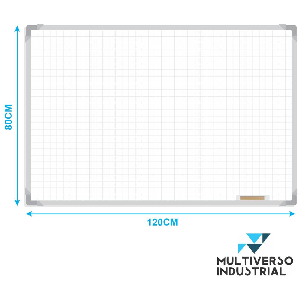 Tablero Borrable Acrílico Cuadriculado 120 X 80Cm + Obsequio img #3
