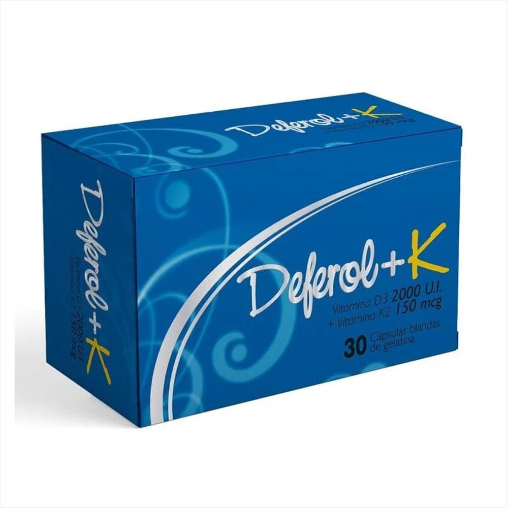 Deferol K Vitd3 Vitk2 Caj 30 Cap 1 U