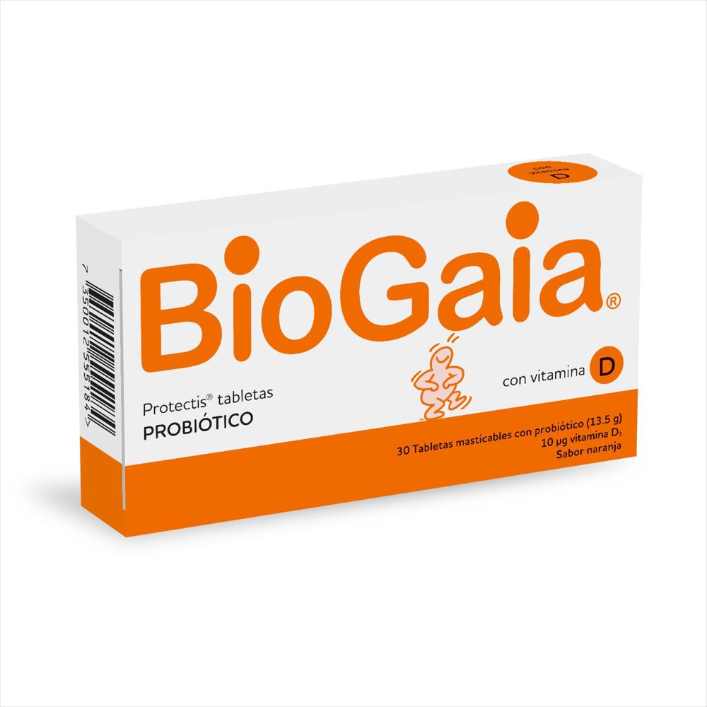 Biogaia Protectis Naranja Vit D Caj 30 Tab 1 U img #1