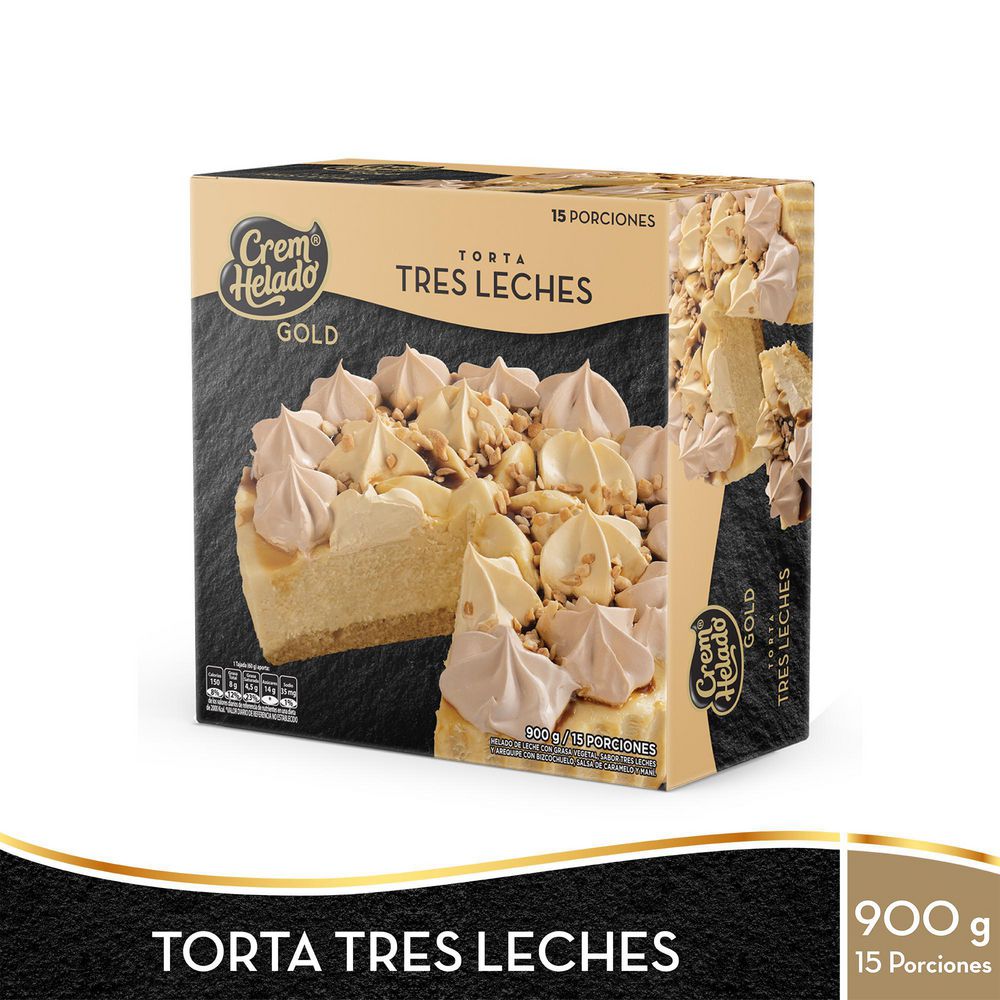 Torta de helado CREM HELADO tres leches (900  gr) img #1