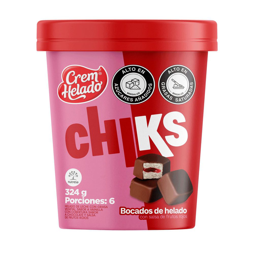 Helado CREM HELADO bocados chiks (324  gr) img #2