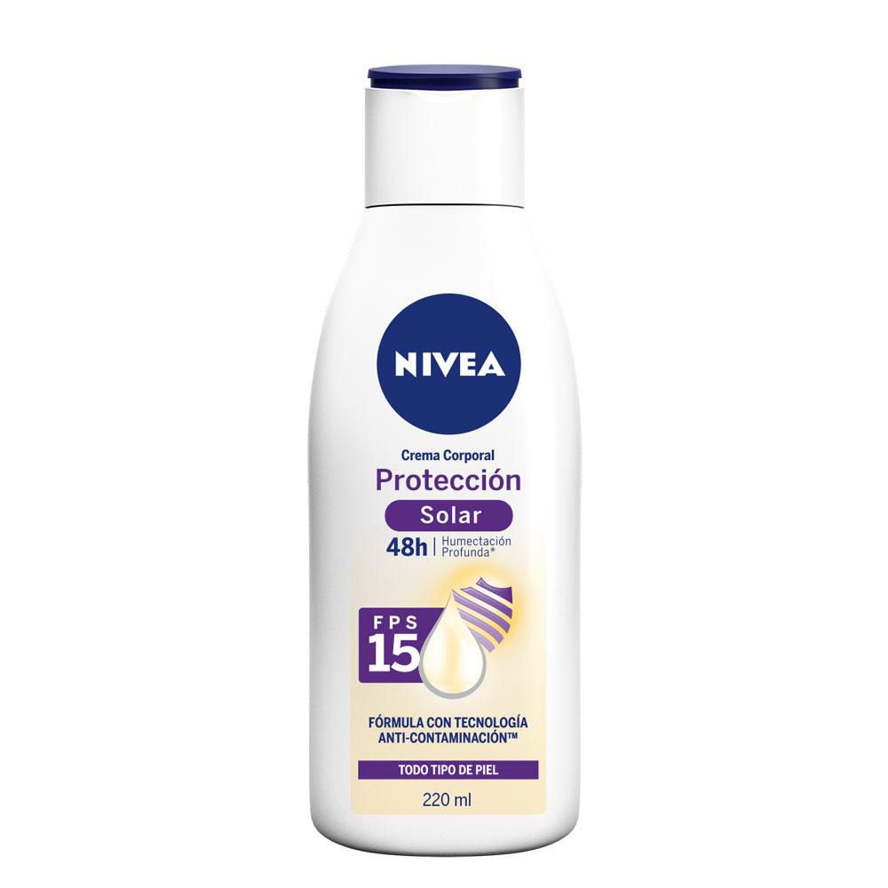 Crema corporal NIVEA protección solar fps15 (220  ml)