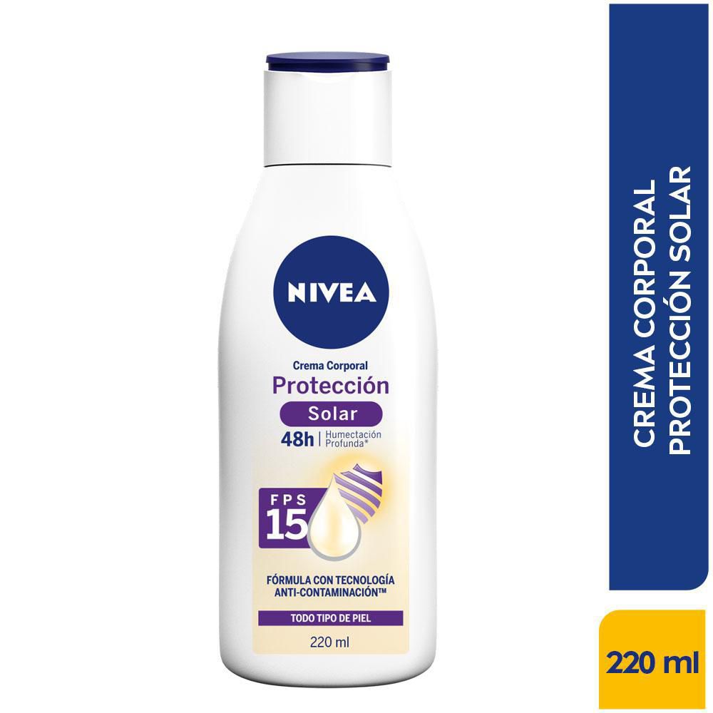 Crema corporal NIVEA protección solar fps15 (220  ml) img #2
