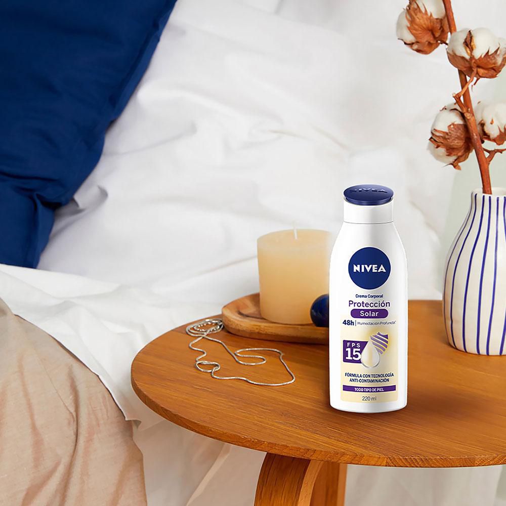 Crema corporal NIVEA protección solar fps15 (220  ml) img #4