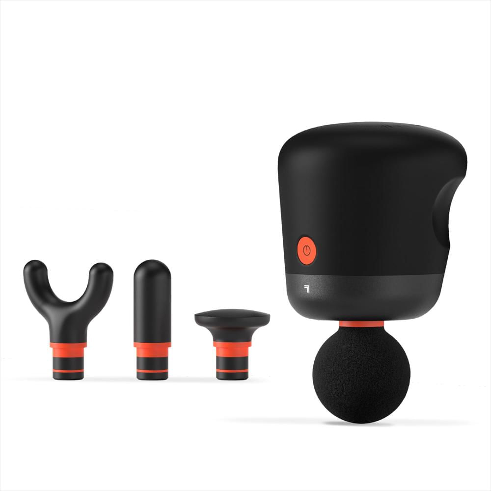 Masajeador De Percusión Portátil Con 4 Accesorios Color img #1