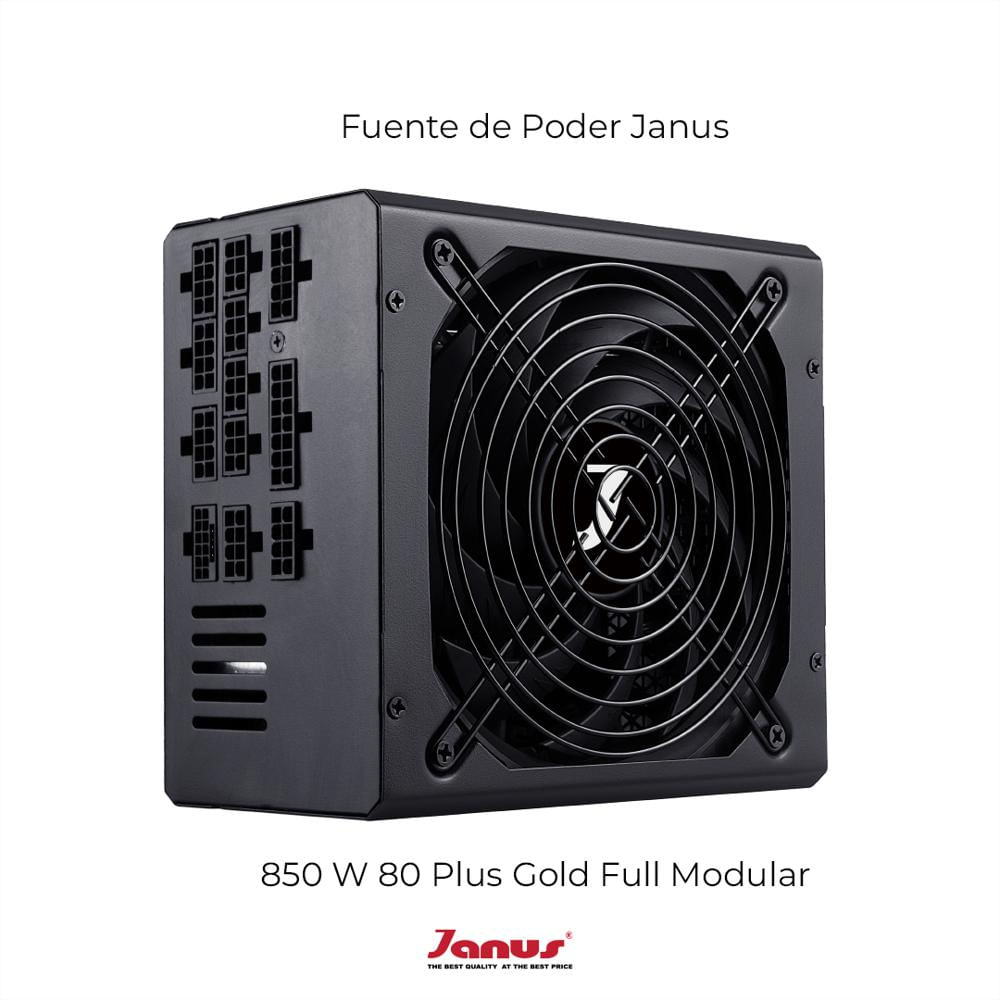 Fuente De Poder Janus 850W 80 Plus Gold Full Modular