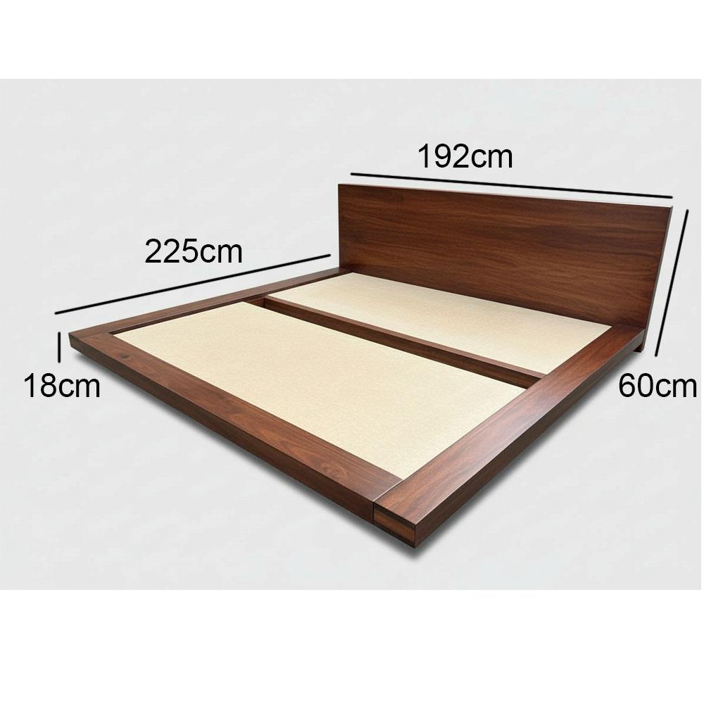 Cama Userkaf Queen En Roble img #3