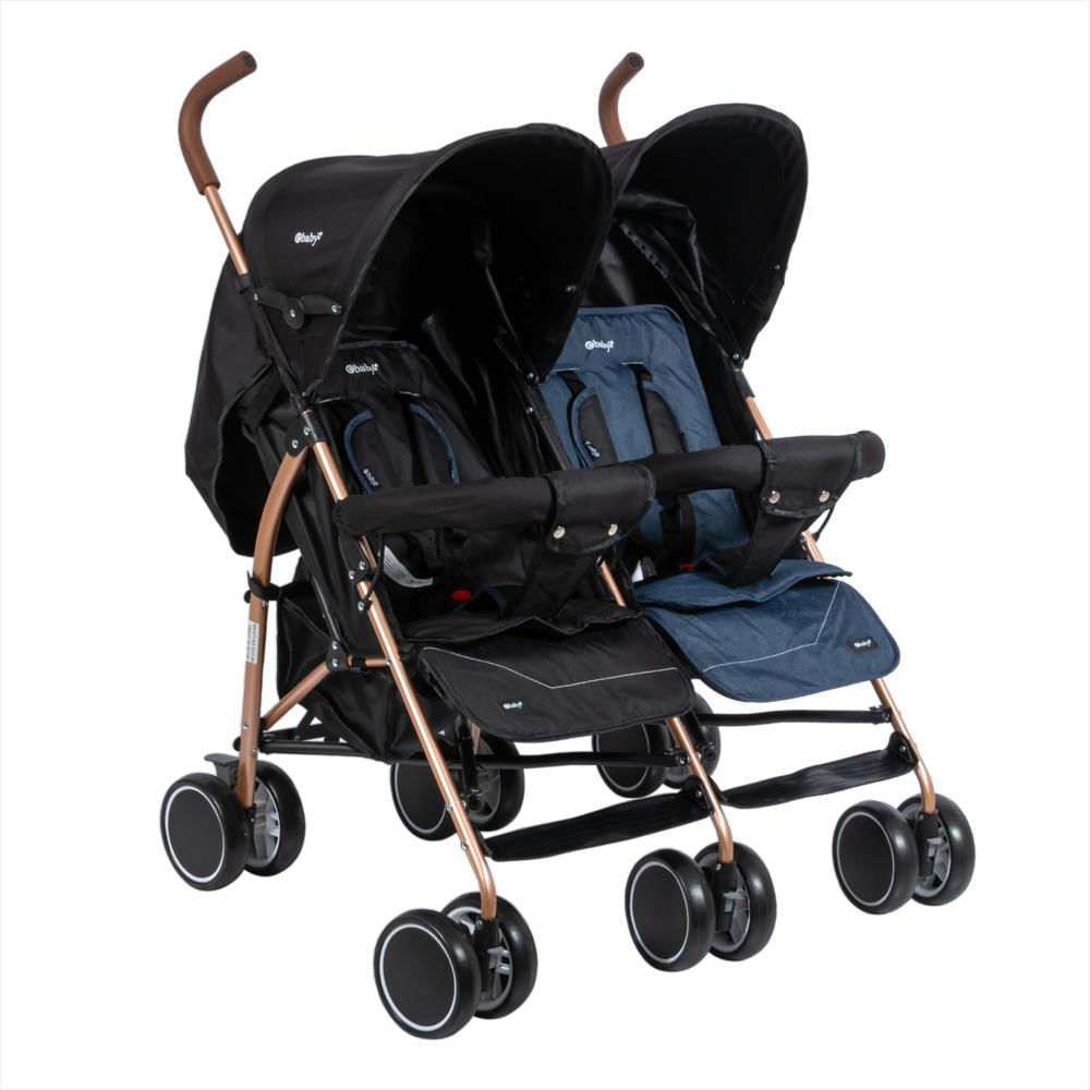 Coche Paseador Gemelar Twinease Eb1270 Azul img #1