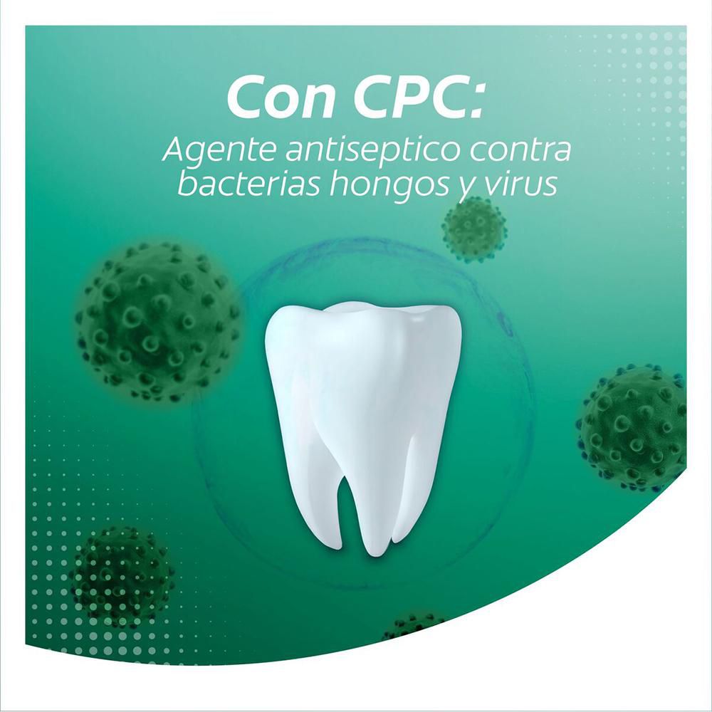 Crema Dental + Enjueague Bucal COLGATE Total 12 + Plax Ice Glacial (575  ml) img #4