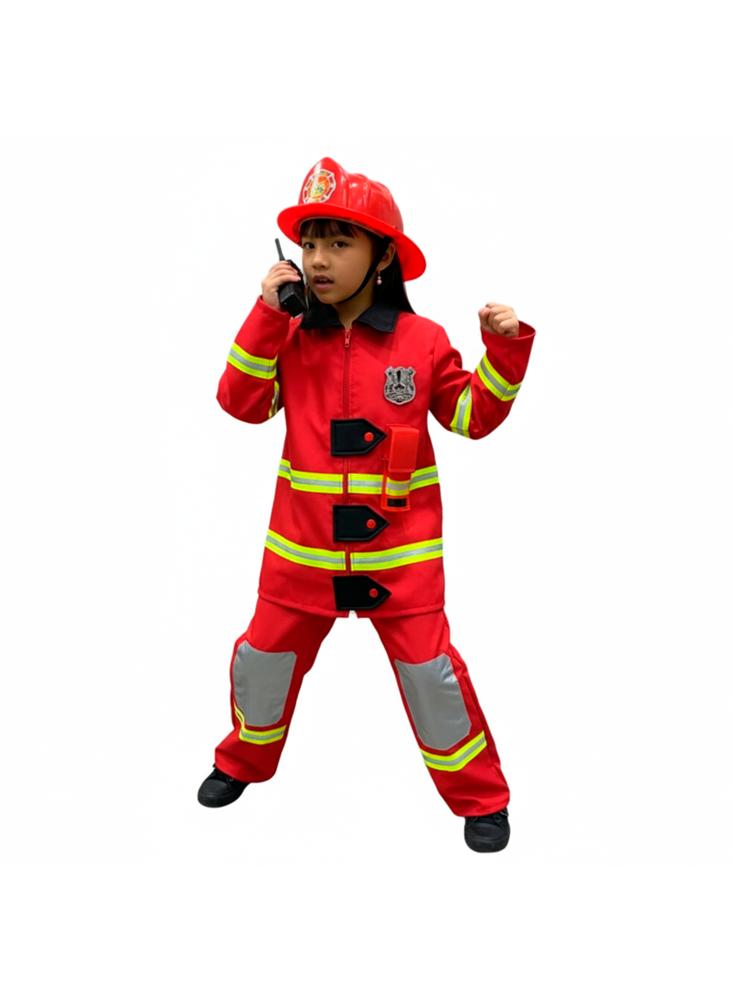 Disfraz De Bombero Niño Niña img #1