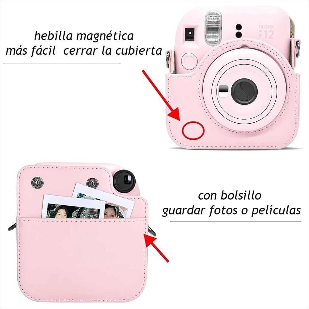 Estuche Camara Instax Mini 12 Rosado img #3
