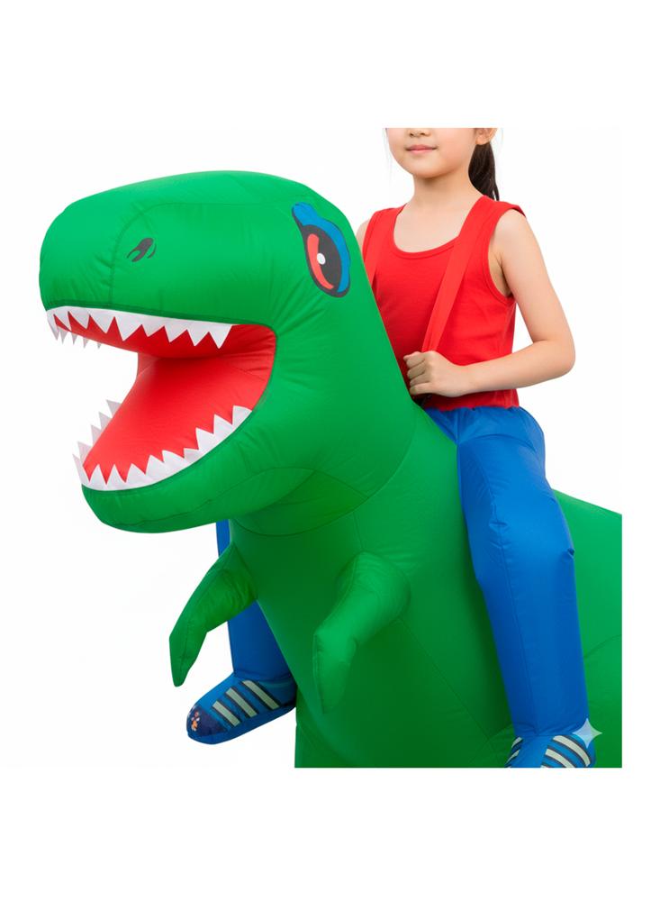 Disfraz De Dinosaurio T Rex Inflable Niña img #2