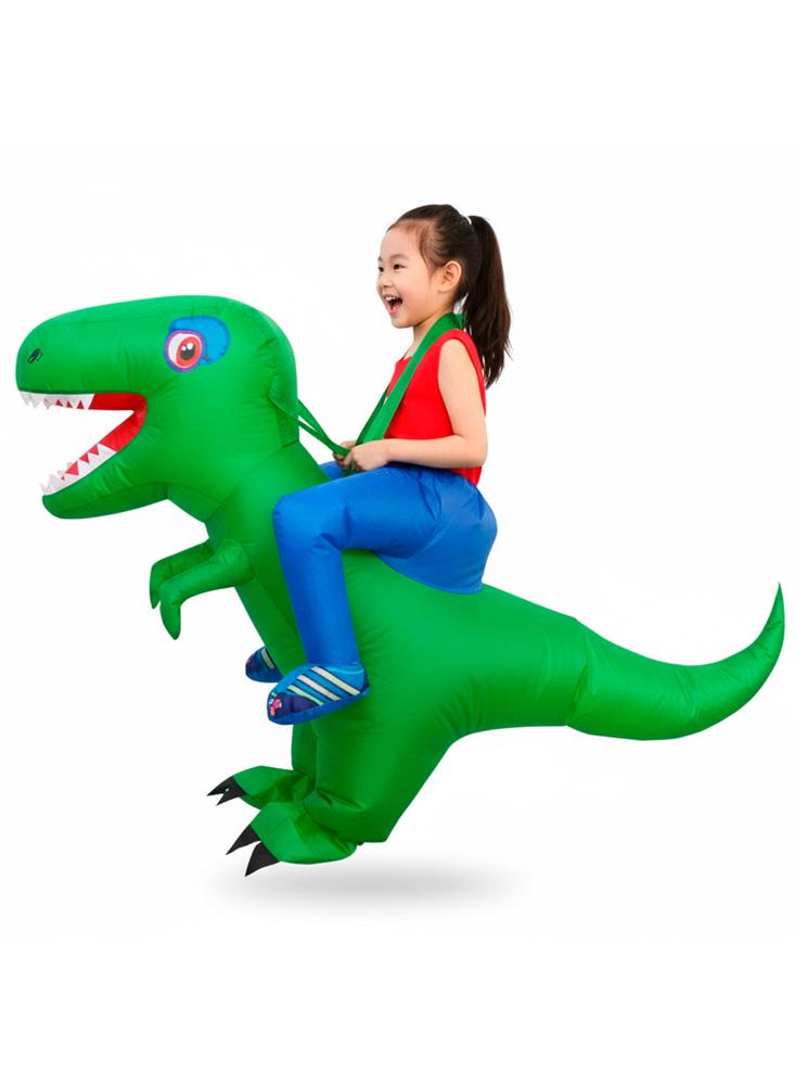 Disfraz De Dinosaurio T Rex Inflable Niña img #3