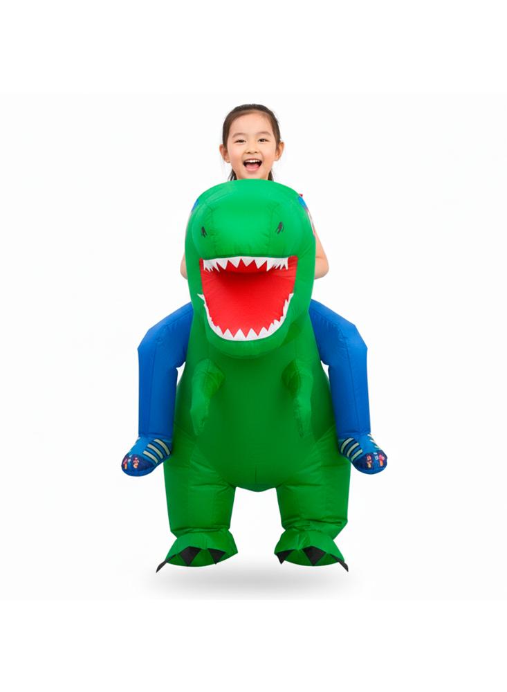 Disfraz De Dinosaurio T Rex Inflable Niña img #4