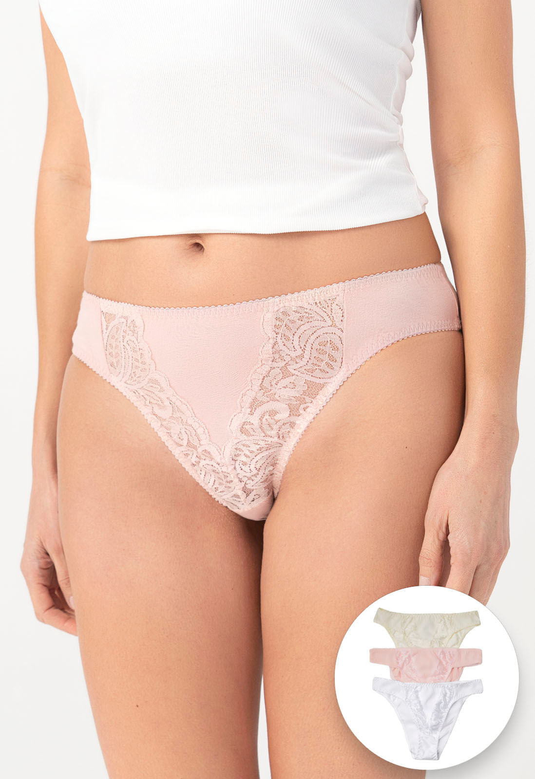 Panty Mujer Palo De Rosa Claro FI 96588