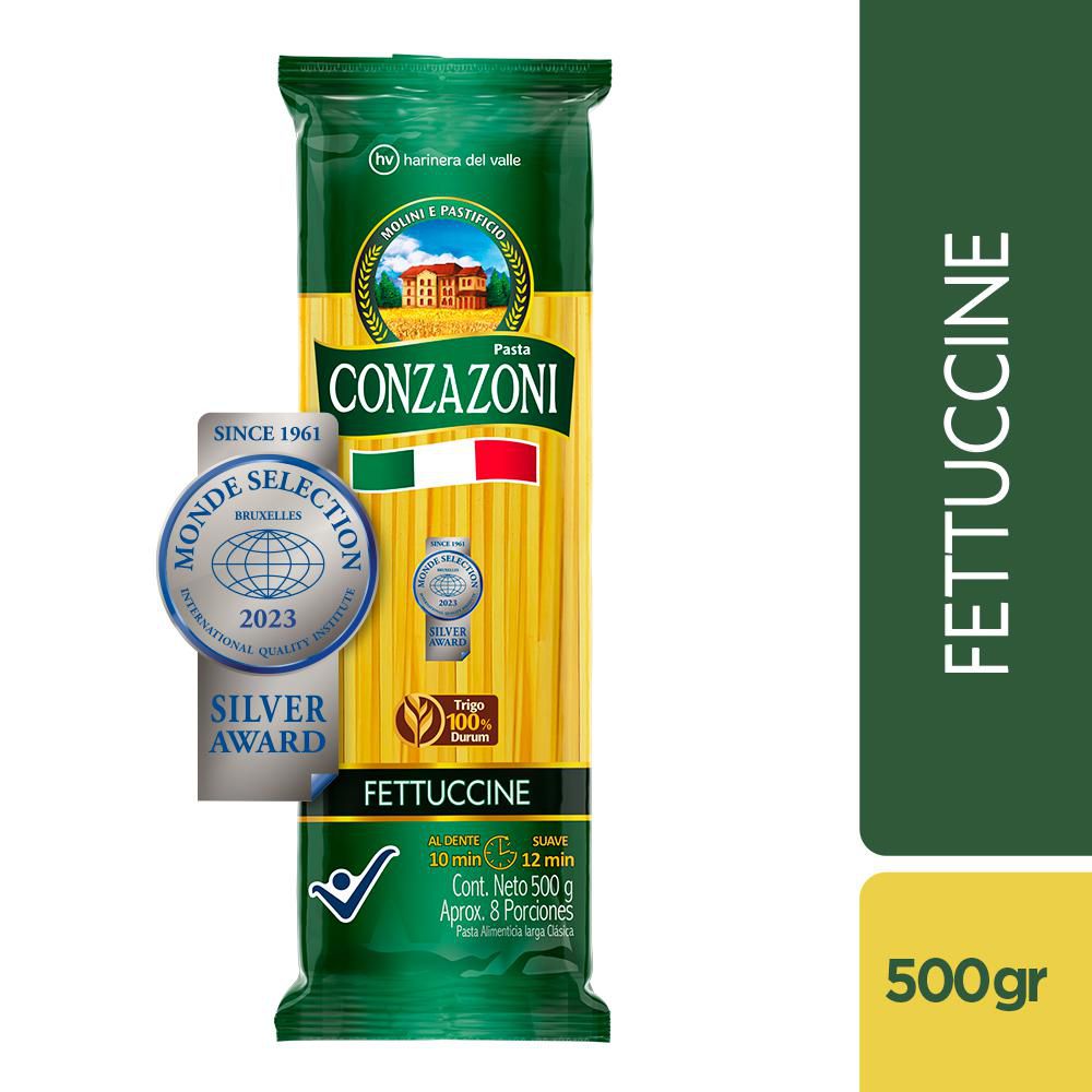 Pastas CONZAZONI larga fetuccine (500  gr)