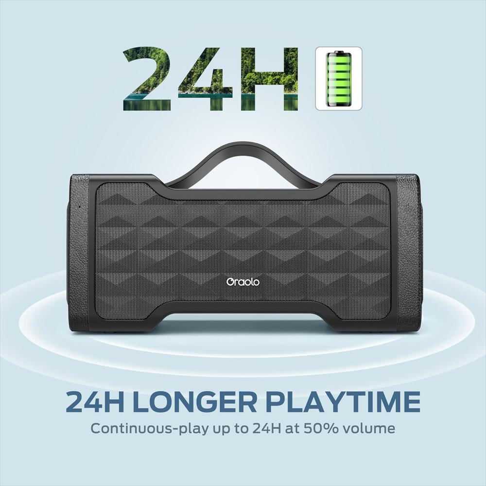 Parlante Bluetooth Oraolo 40W Resiste Agua Ipx6 Stereo img #4
