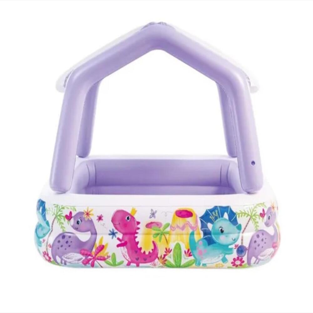 Piscina Inflable Con Toldo Desmontable Intex Diversión img #1