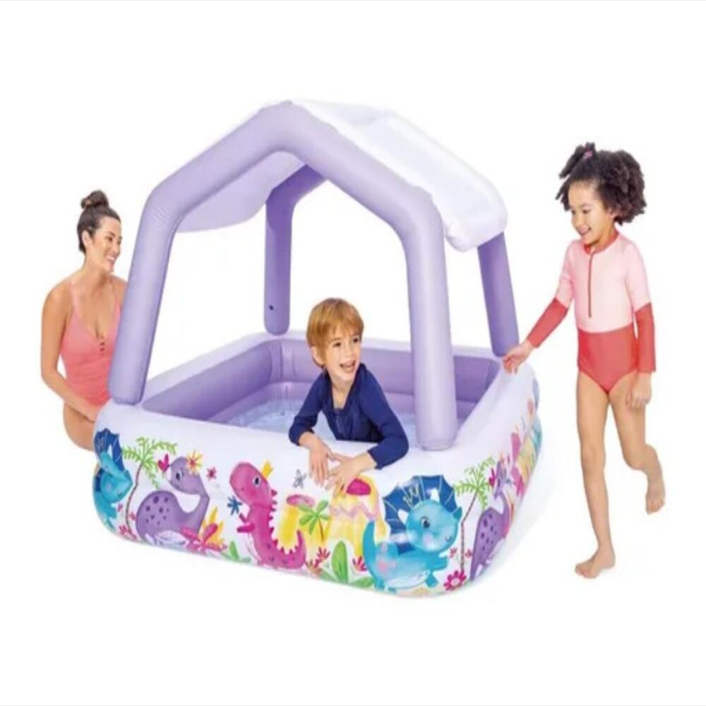 Piscina Inflable Con Toldo Desmontable Intex Diversión img #3