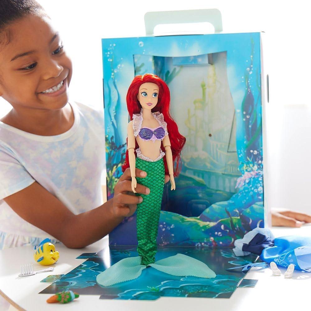 Muñeca Princesa Disney Ariel 2 Trajes img #2