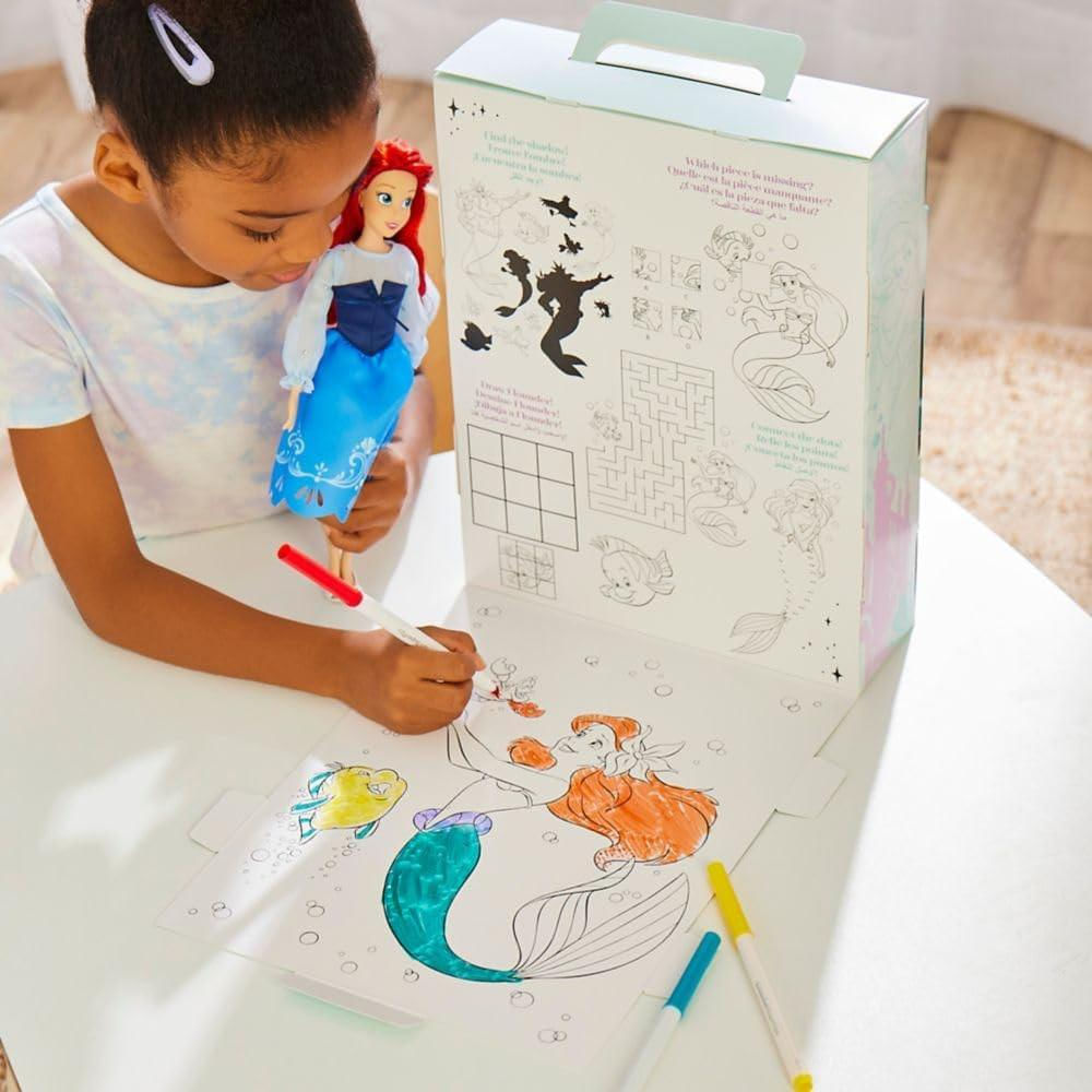 Muñeca Princesa Disney Ariel 2 Trajes img #4