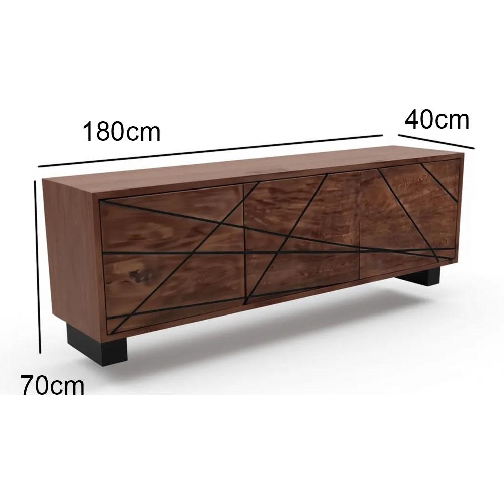 Mesa Tv Consola Comoda Demeter Roble img #4