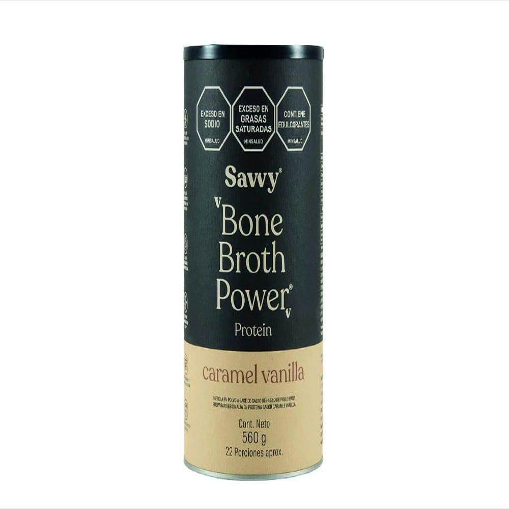 Mezcla A Base De Caldo De Hueso De Pollo Bone Broth Power Vainilla Caramelo Lat 1 Lat 560 G img #1