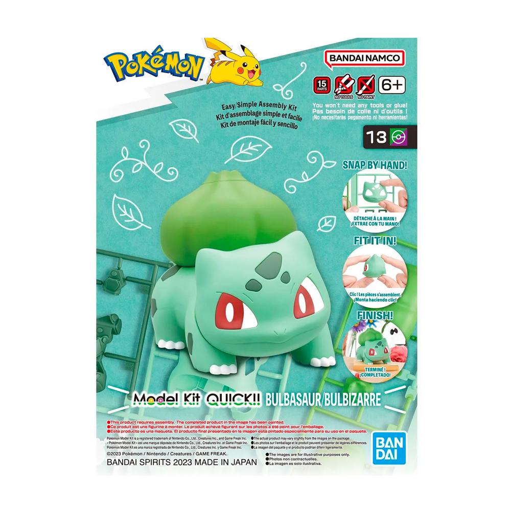 Maquetas De Modelo 13 Bulbasaur Pokemon Model Kit img #2
