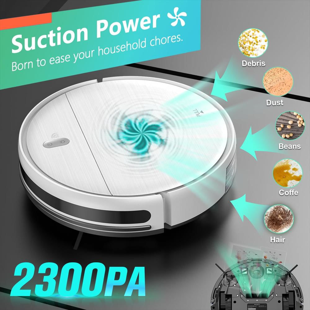 Aspiradora Robot Onson 2 En 1 Con Mopa Y Control Por Voz img #4