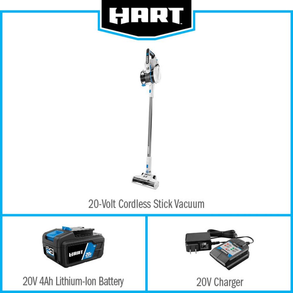 Aspiradora Vertical Inalámbrica De 20 Voltios 4.0 Ah Hart img #1