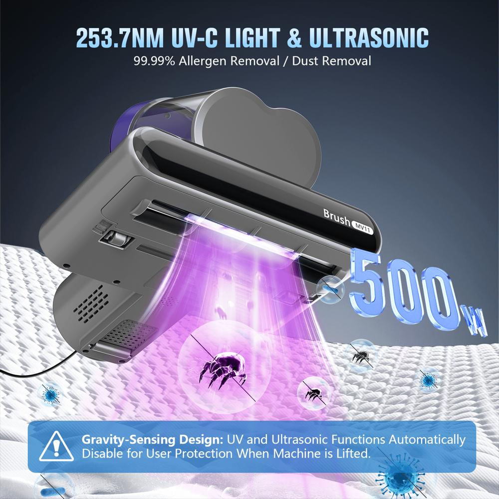 Aspiradora De Mano Onson Con Succión De 16 Kpa Luz Ultravioleta Y 3 img #2