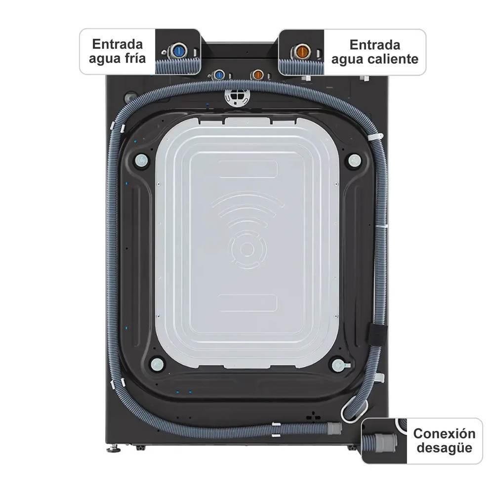 Lavadora LG Carga Frontal 25 kg (55 lb) WM25BV2S6BR.ABLECOL img #4