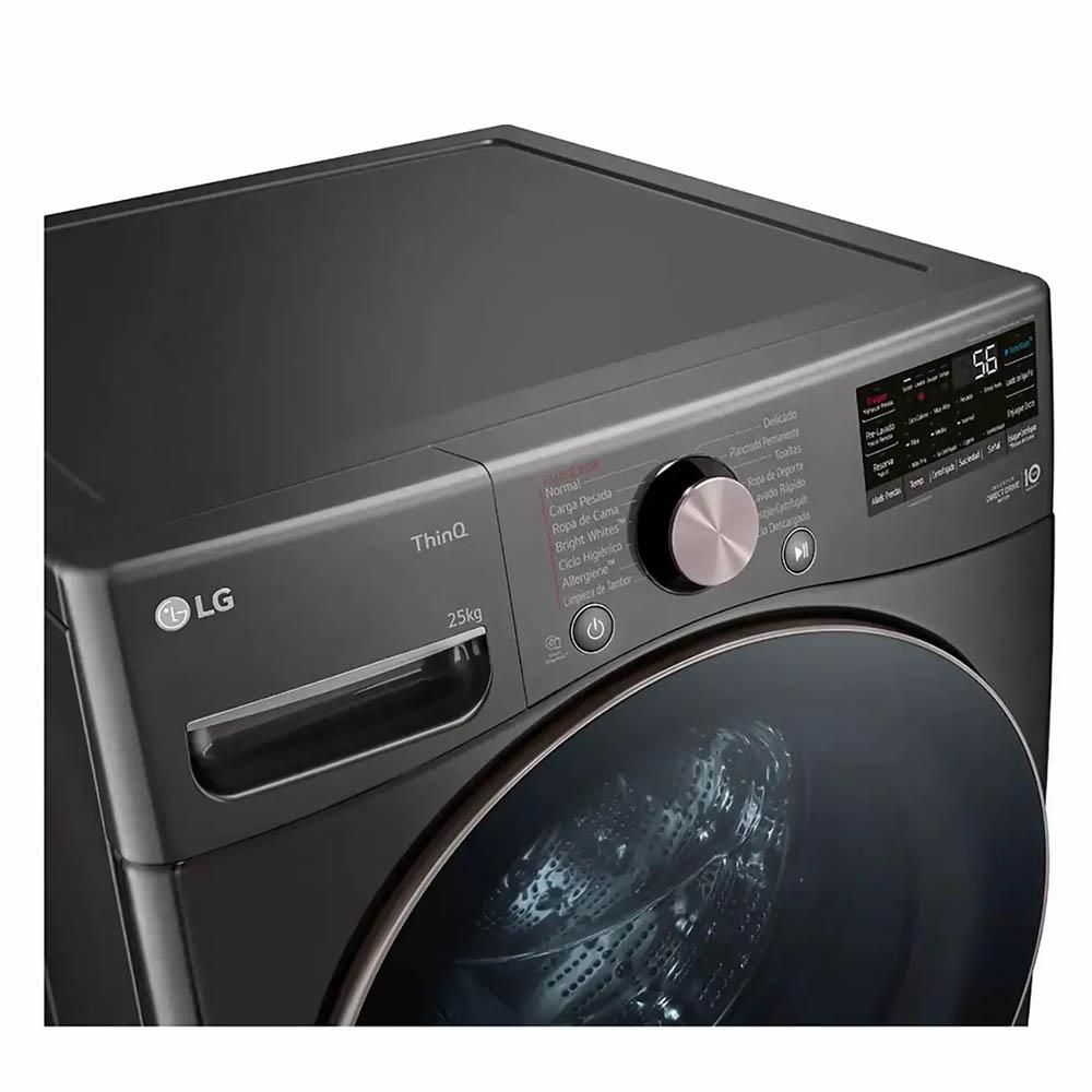Lavadora LG Carga Frontal 25 kg (55 lb) WM25BV2S6BR.ABLECOL img #5