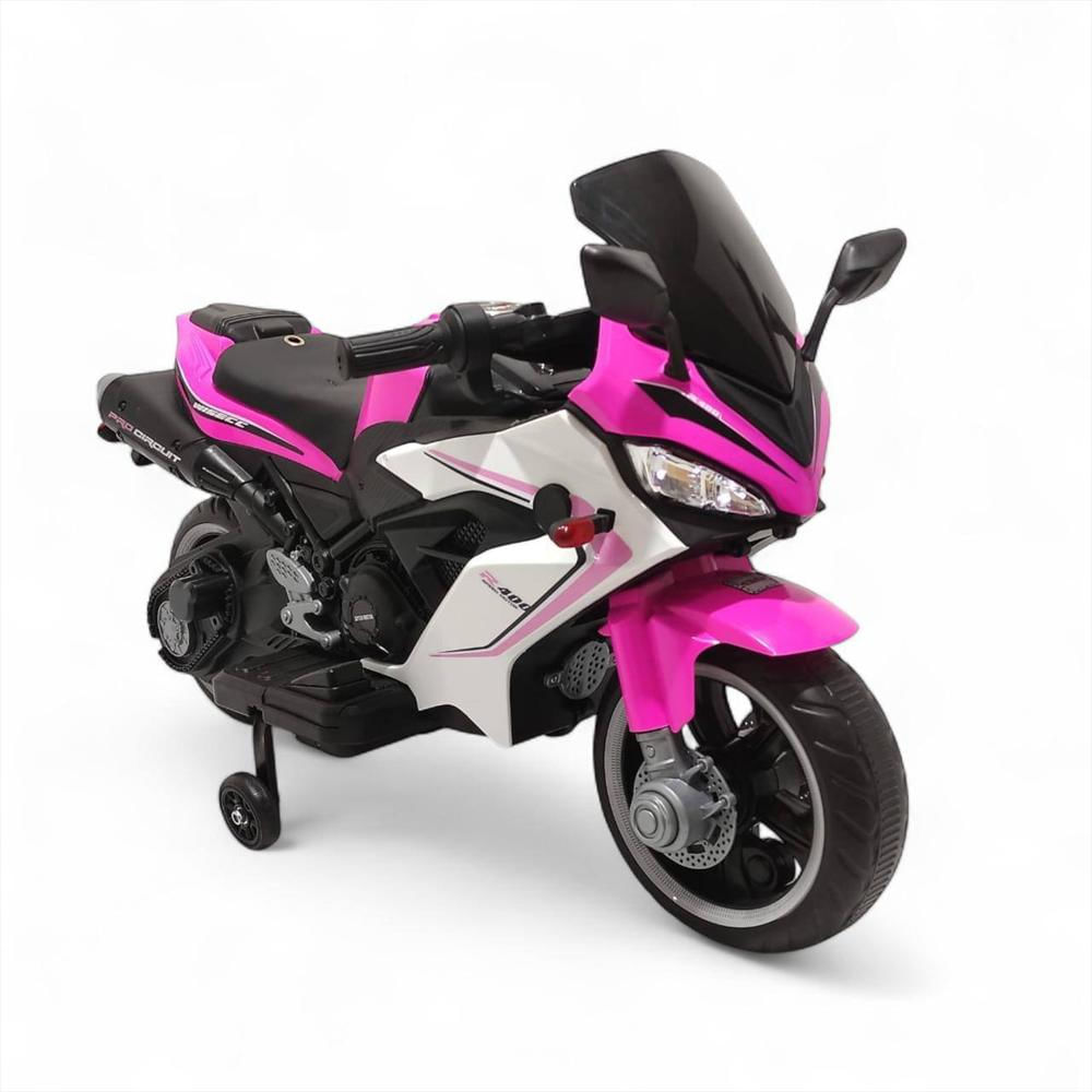 Moto Eléctrica Niño Niña Usb Sd Mp3 Recargable Luces 1 A 4 Años Ref E400 img #1