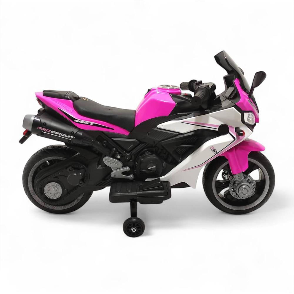 Moto Eléctrica Niño Niña Usb Sd Mp3 Recargable Luces 1 A 4 Años Ref E400 img #2