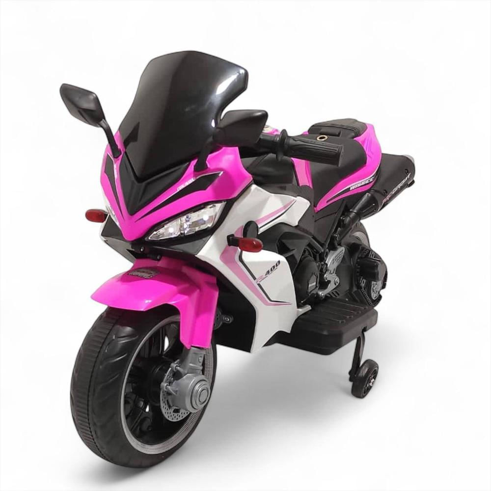 Moto Eléctrica Niño Niña Usb Sd Mp3 Recargable Luces 1 A 4 Años Ref E400 img #4