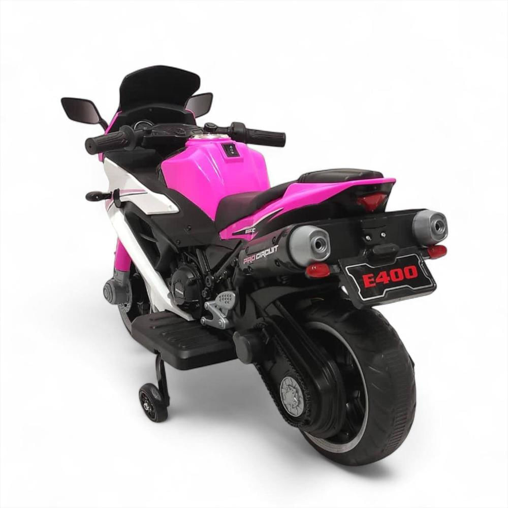 Moto Eléctrica Niño Niña Usb Sd Mp3 Recargable Luces 1 A 4 Años Ref E400 img #5