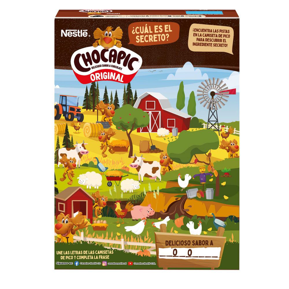 Cereal CHOCAPIC sabor chocolate caja (720  gr) img #3