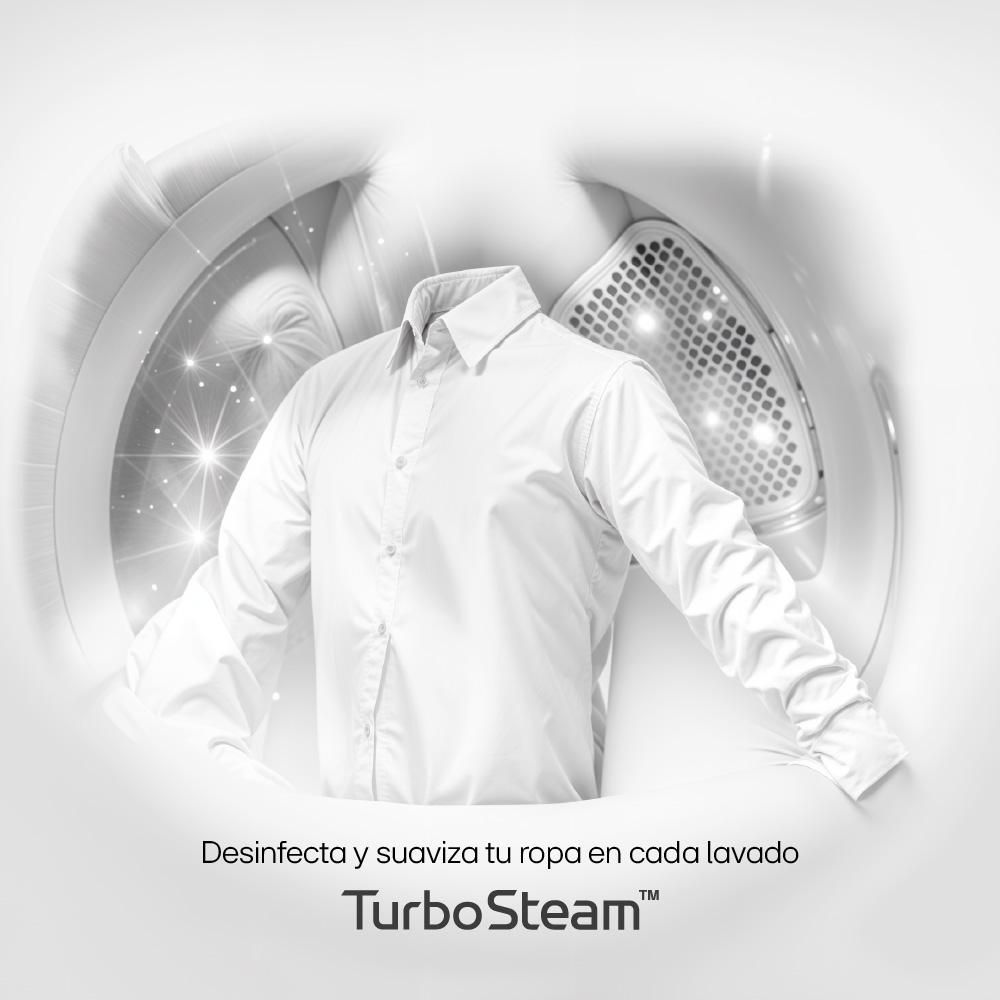 Secadora LG Gas 22 KG  DF22VV2SR Gris img #2