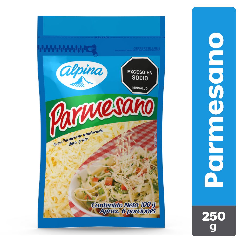 Queso Parmesano ALPINA rallado   (250  gr) img #1