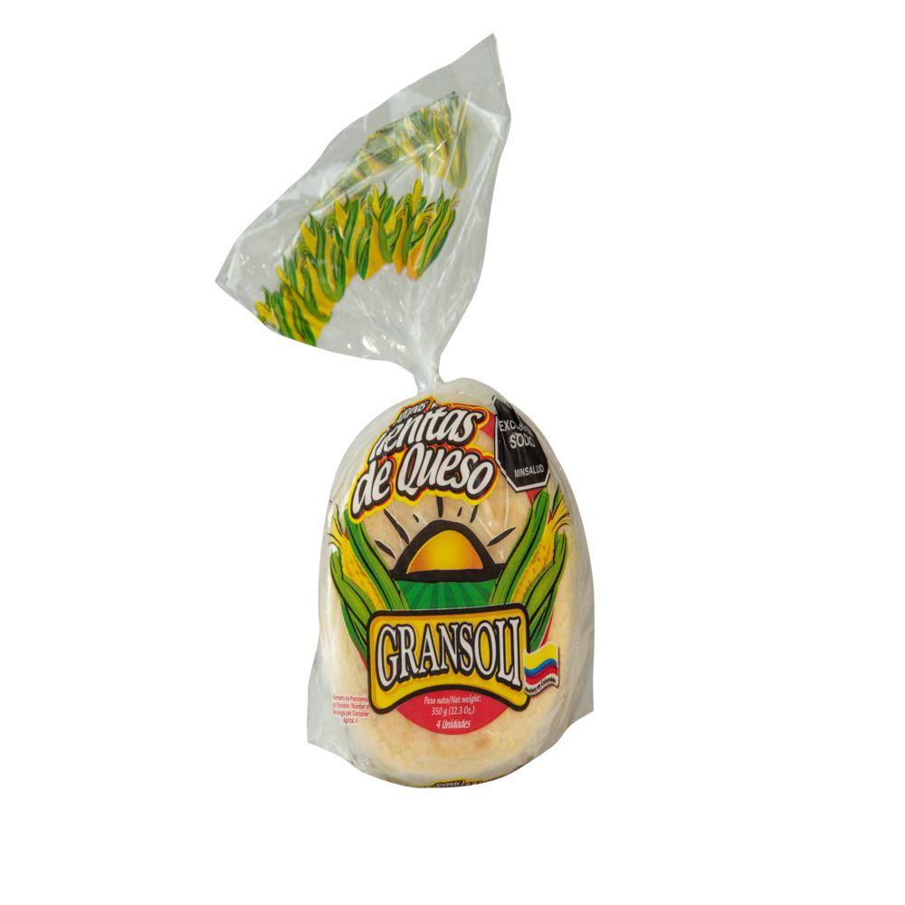 Arepas de queso GRANSOLI mantequilla (350  gr) img #1