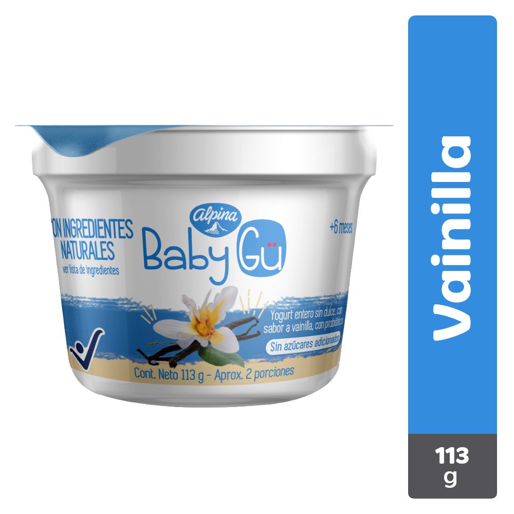 Yogurt BABYGÜ vainilla vaso (107  ml)