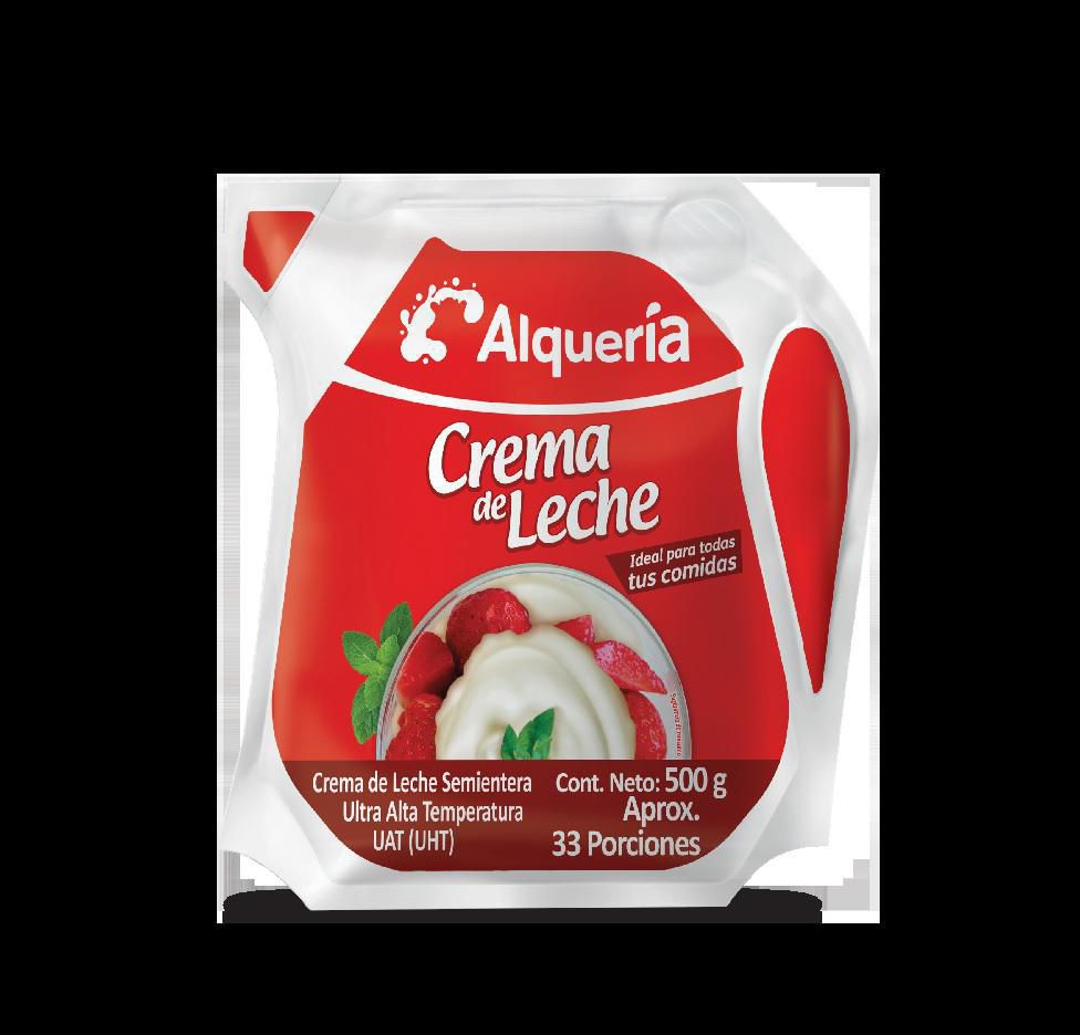 Crema de leche ALQUERIA semientera (500  gr) img #2