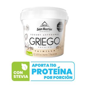Yogurt griego SAN MARTIN premium vainilla (1048  ml)