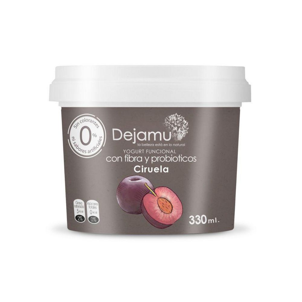 Yogurt griego DEJAMU sabor a ciruela (310  ml) img #2
